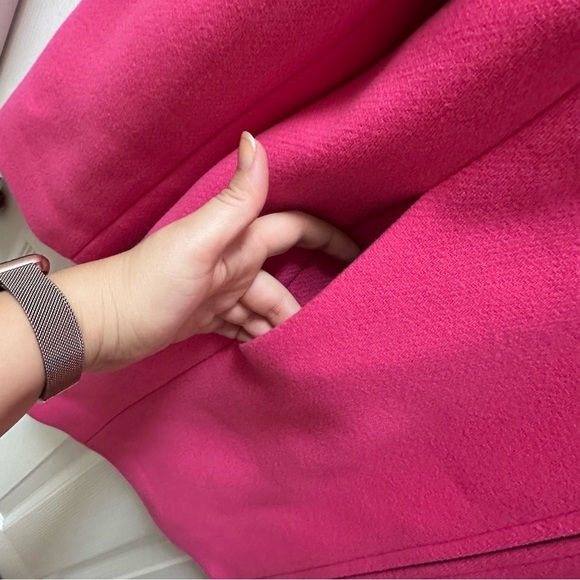 J.Crew Lodge coat in Italian stadium-cloth wool pink jacket winder nello gori 10 - Picture 9 of 11